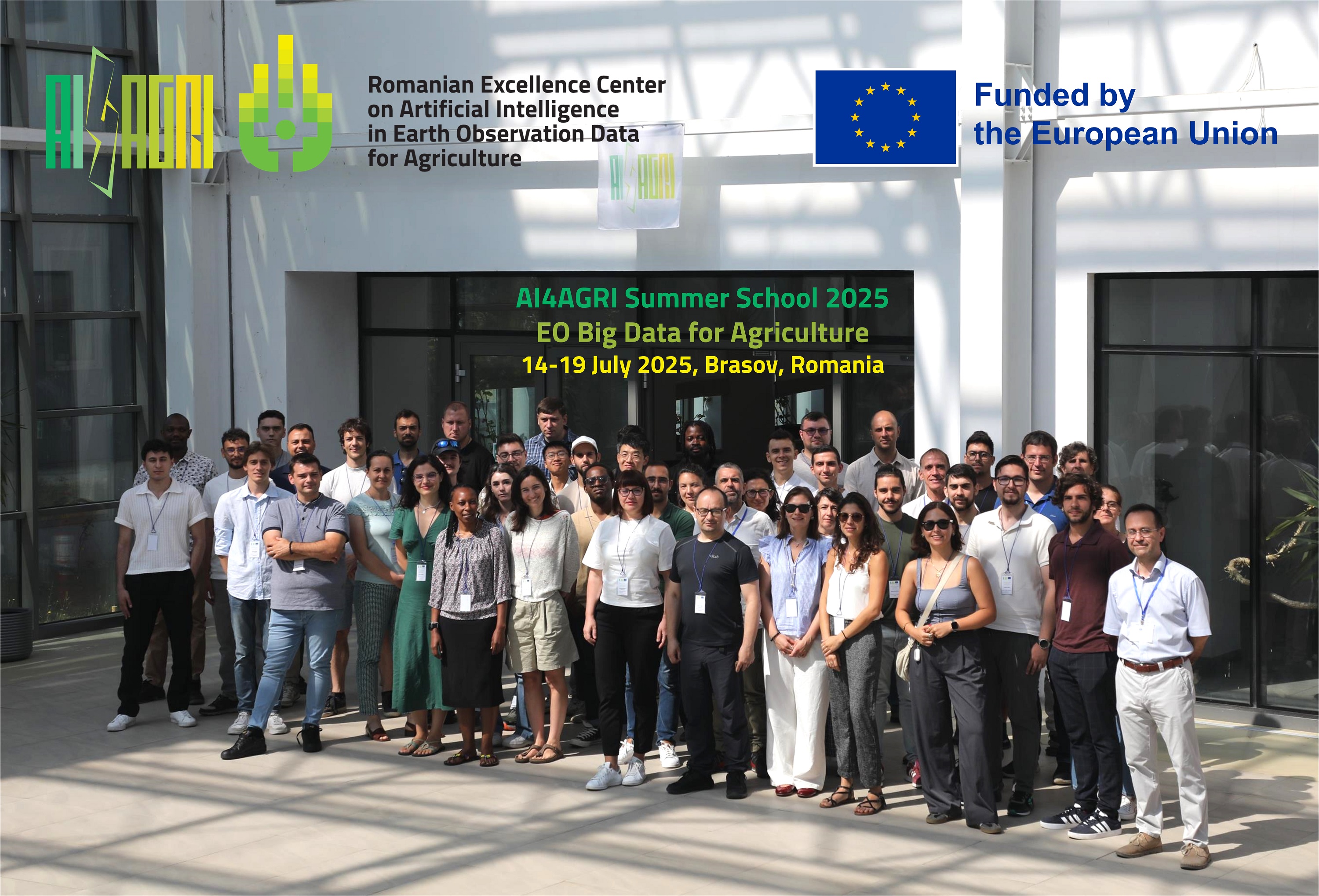 Participants of the 2025 AI4AGRI Summerschool in Brasov
